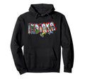 Indiana Souvenir Hoodie - Unique Graphic Unisex - T-Shirt, Sweatshirt, Hoodie