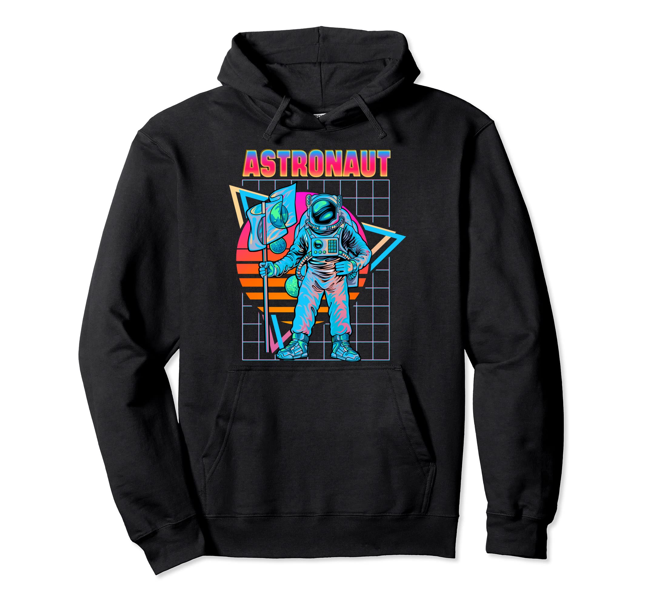 Astronaut Vaporwave Aesthetic 80S Hoodie - Aesthetic Graphic Men Women - T-Shirt, Sweatshirt, Hoodie