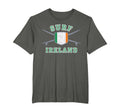 Surf Ireland Irish Flag Beach Surfing T-Shirt - Streetwear Style for Adults - T-Shirt, Sweatshirt, Hoodie