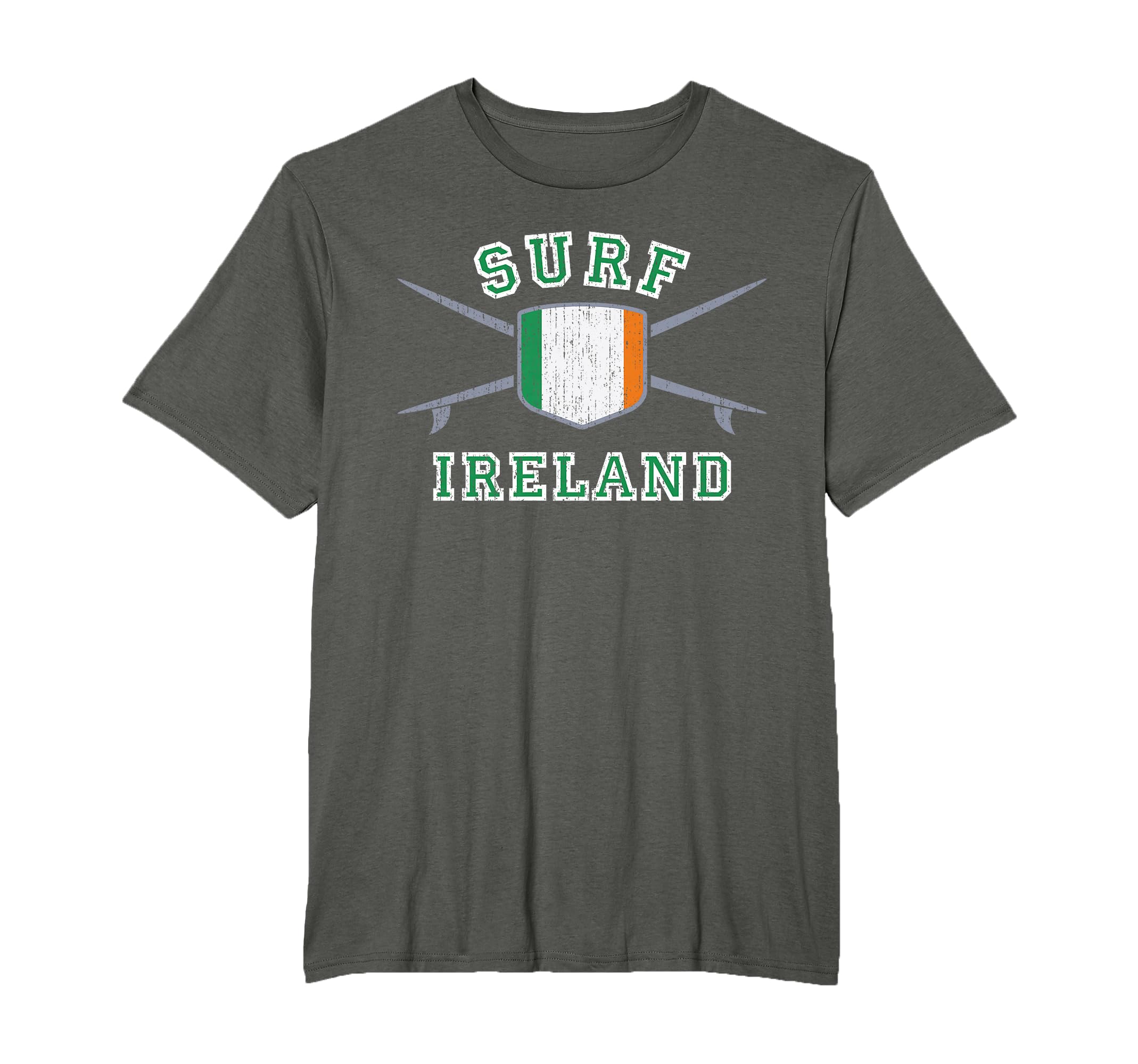Surf Ireland Irish Flag Beach Surfing T-Shirt - Streetwear Style for Adults - T-Shirt, Sweatshirt, Hoodie
