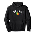 Dogon Mali Culture Large Distressed Hoodie - Fun Novelty Design Men Women - T-Shirt, Sweatshirt, Hoodie