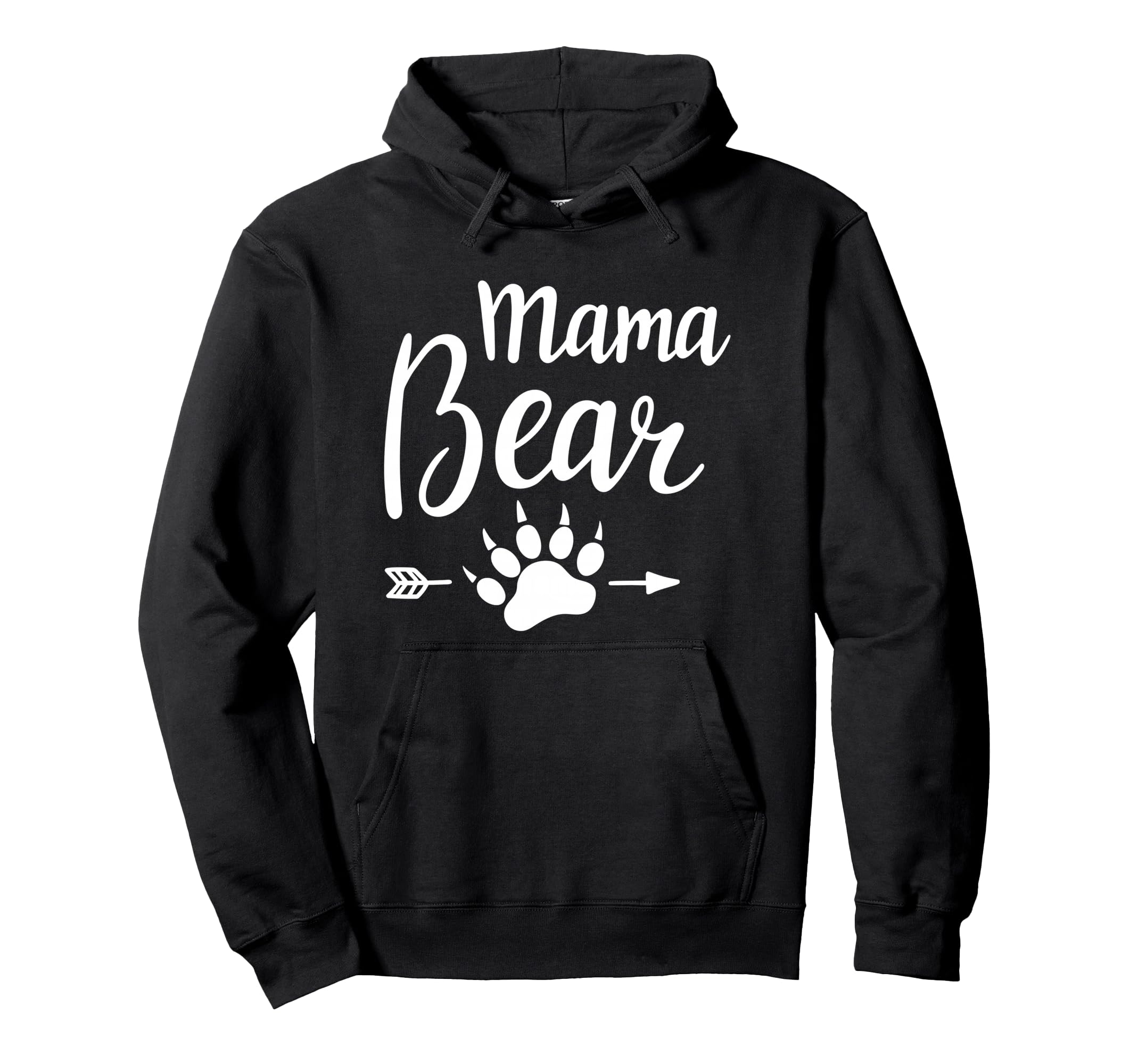 Funny Mama Bear Family Matching Hoodie - Fun Novelty Design for Adults - T-Shirt, Sweatshirt, Hoodie