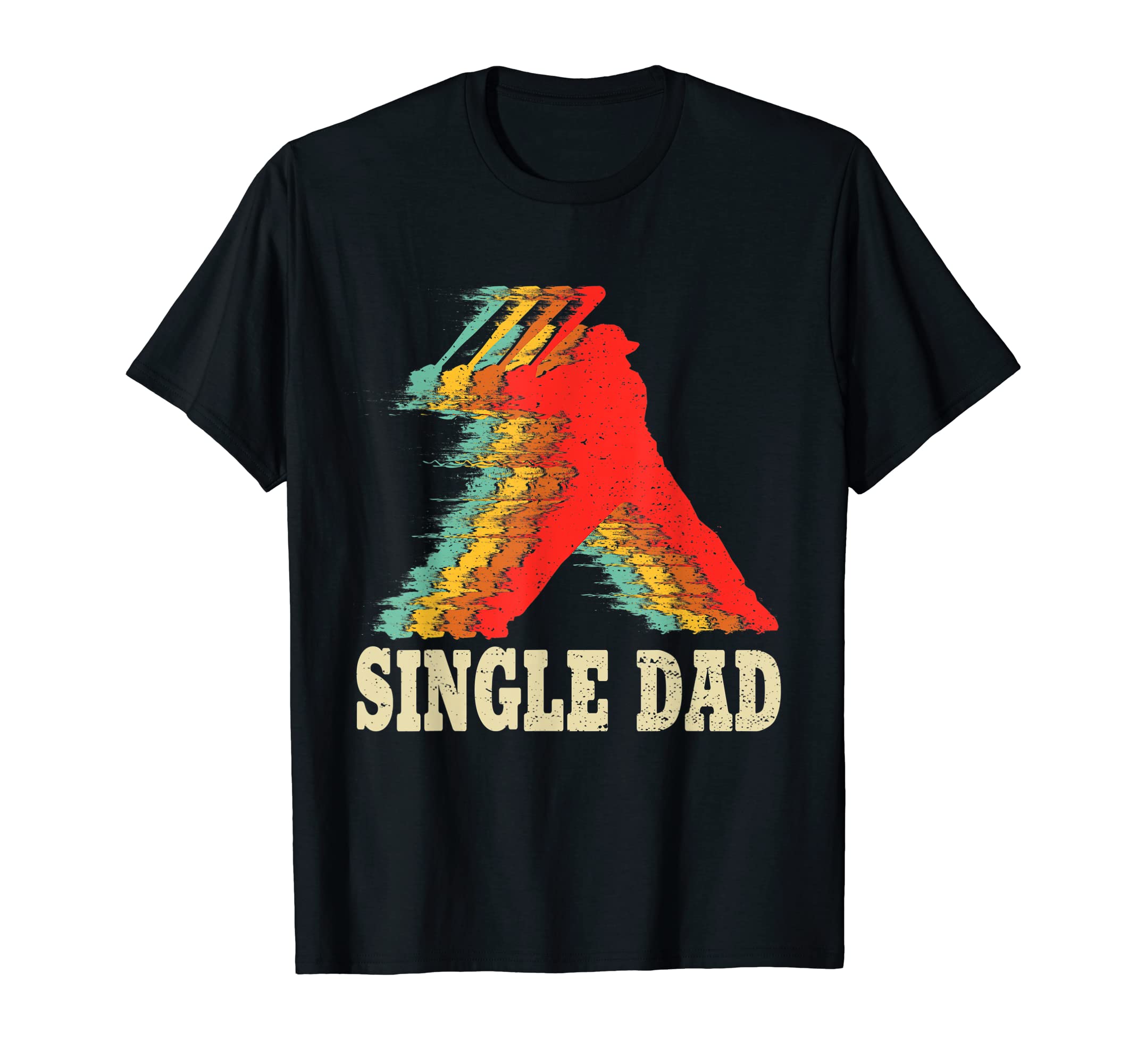 Baseball Single Dad Game Day Player T-Shirt - Minimalist Print for Adults - T-Shirt, Sweatshirt, Hoodie