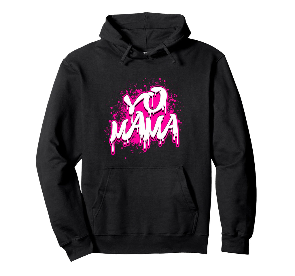 Hip Hop Rap Graffiti Old School Yo Mama Hoodie - Unique Graphic Men Women - T-Shirt, Sweatshirt, Hoodie