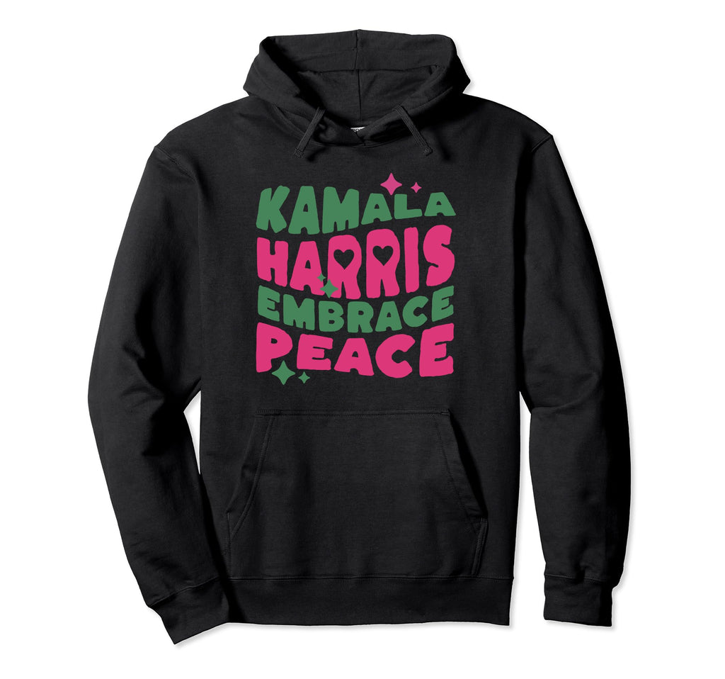 Kamala Harris Tim Walz 2024 Boho Hoodie - Unique Graphic Unisex - T-Shirt, Sweatshirt, Hoodie