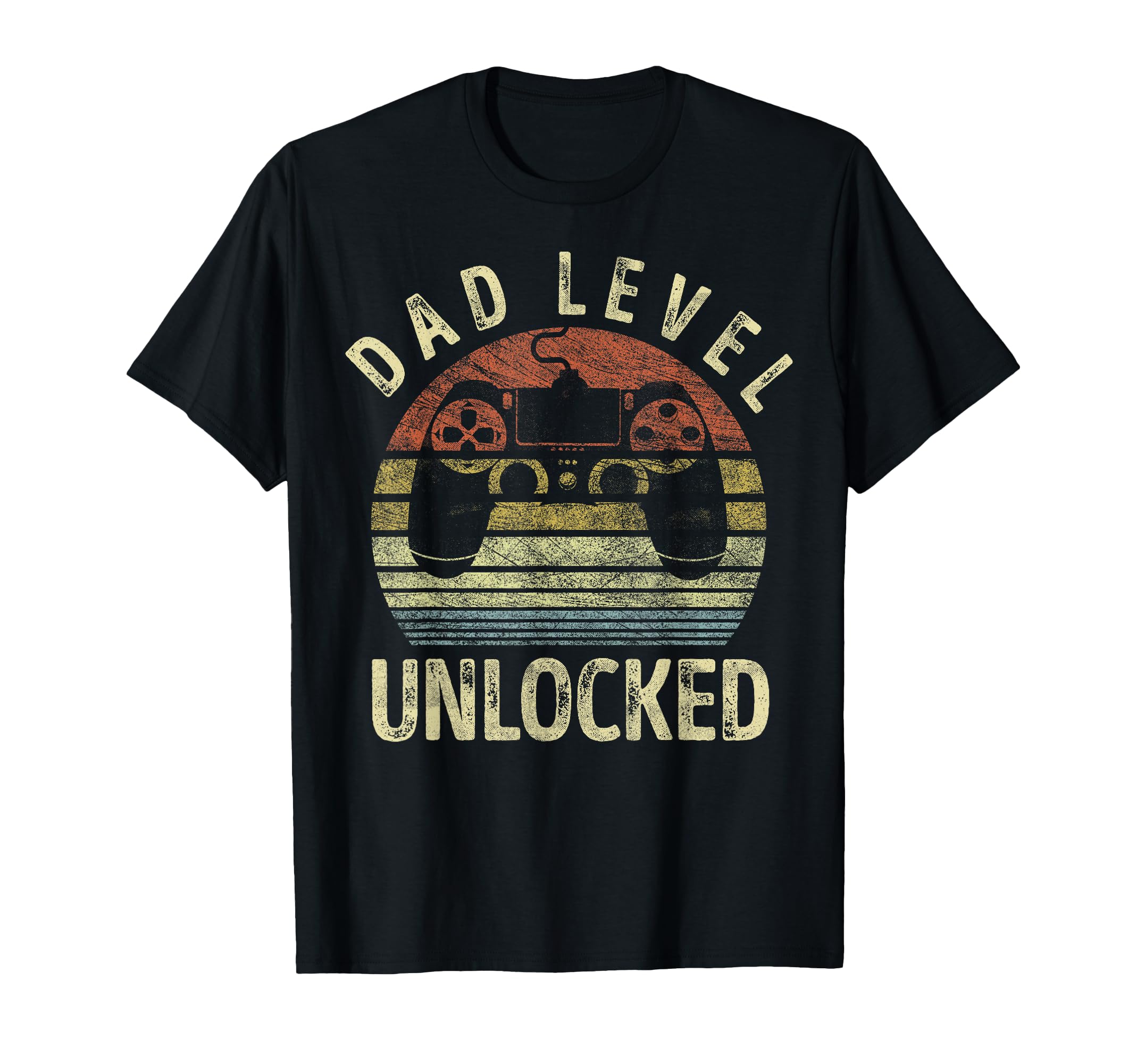 Dad Level Unlocked Gaming Dad Video T-Shirt - Trendy Graphic for Adults - T-Shirt, Sweatshirt, Hoodie