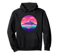 Vaporwave Aesthetic Japan Fuji San Hoodie - Novelty Apparel Men Women - T-Shirt, Sweatshirt, Hoodie