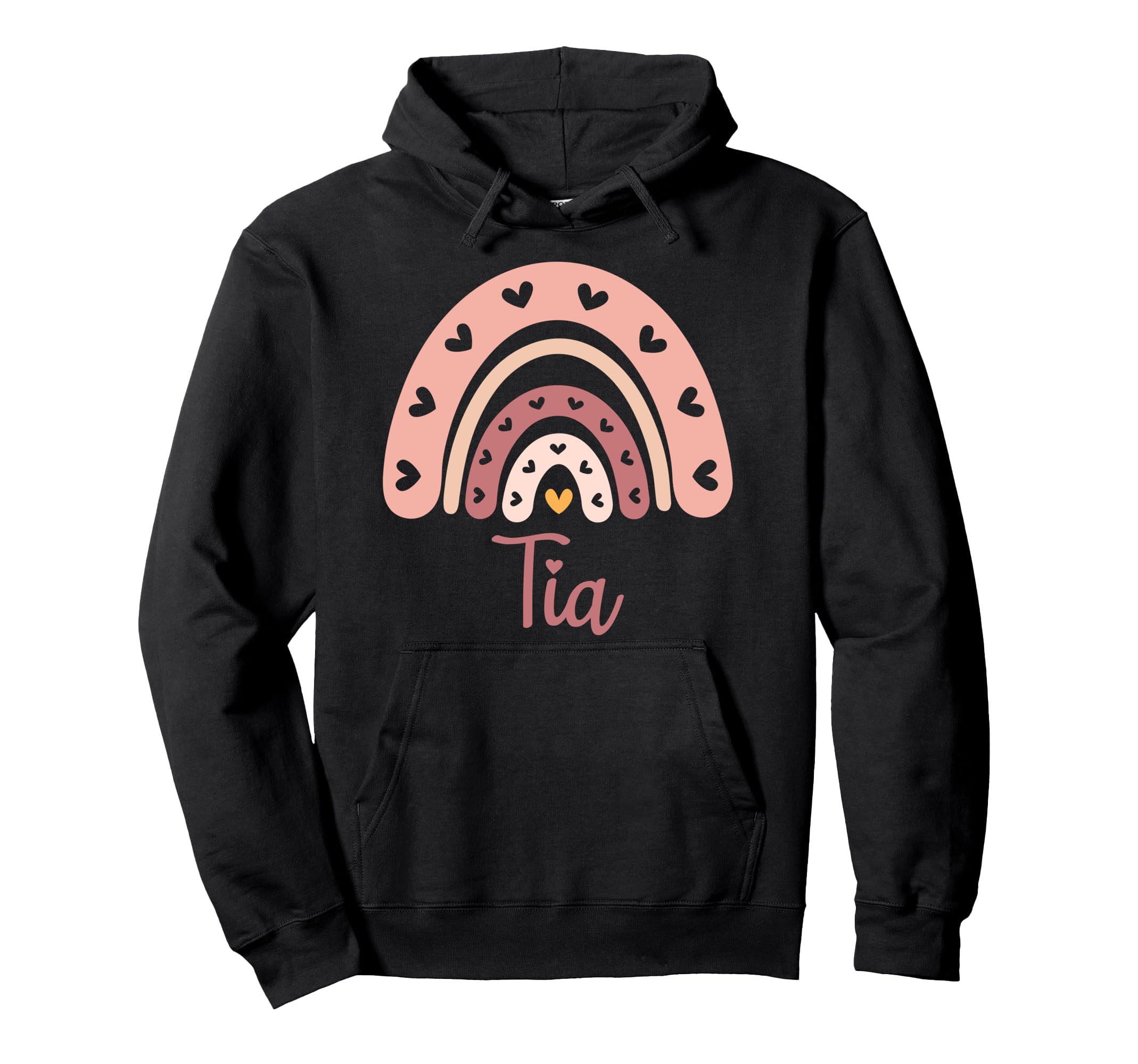 Tia Birthday Rainbow Boho Tia Hoodie - Fun Novelty Design Men Women - T-Shirt, Sweatshirt, Hoodie