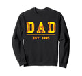 Dad Est 1995 Funny Sports Year Sweatshirt - Aesthetic Graphic for Adults - T-Shirt, Sweatshirt, Hoodie