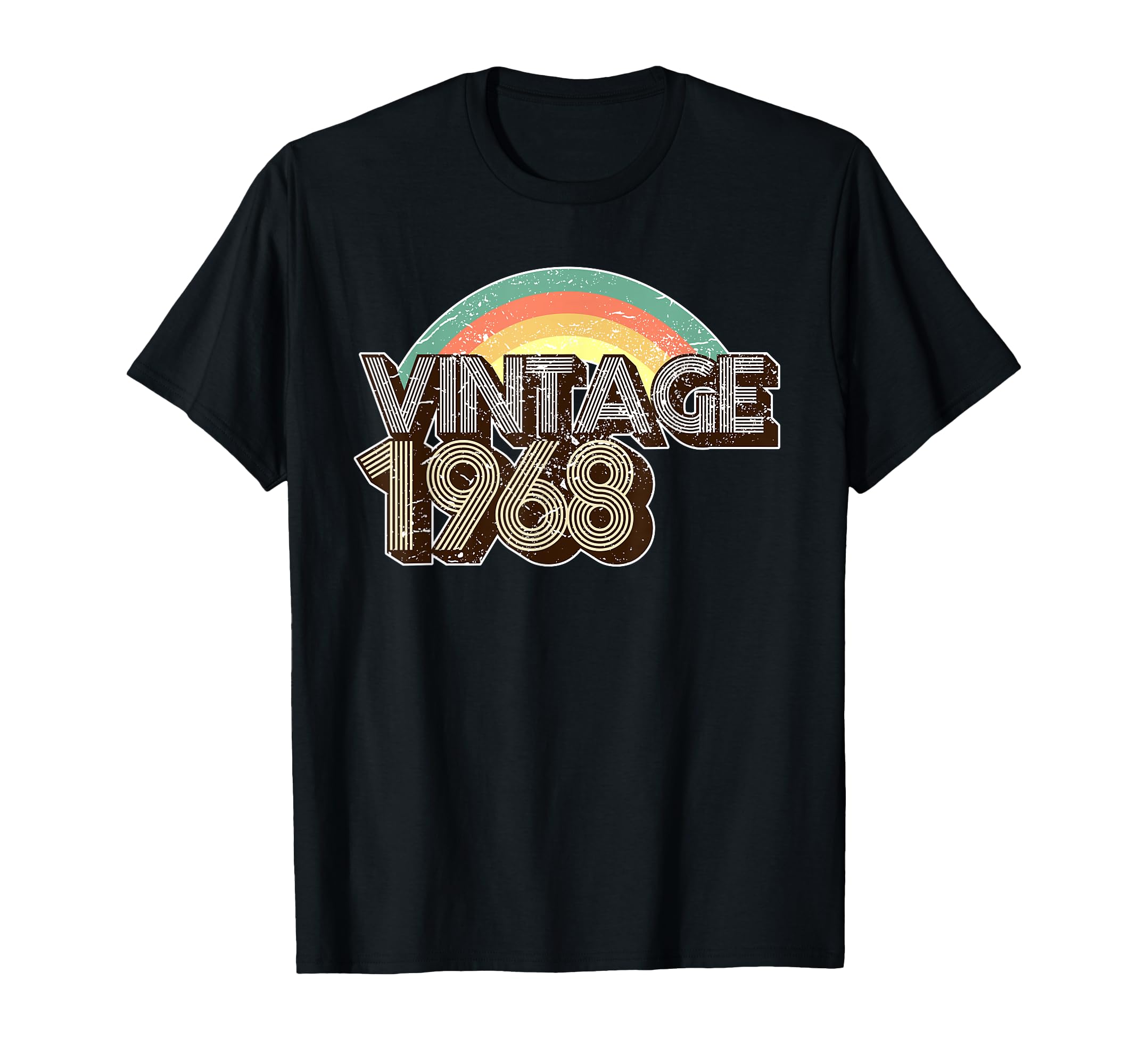 1968 Distressed 50Th Birthday Gift T-Shirt - Unique Graphic for Adults - T-Shirt, Sweatshirt, Hoodie
