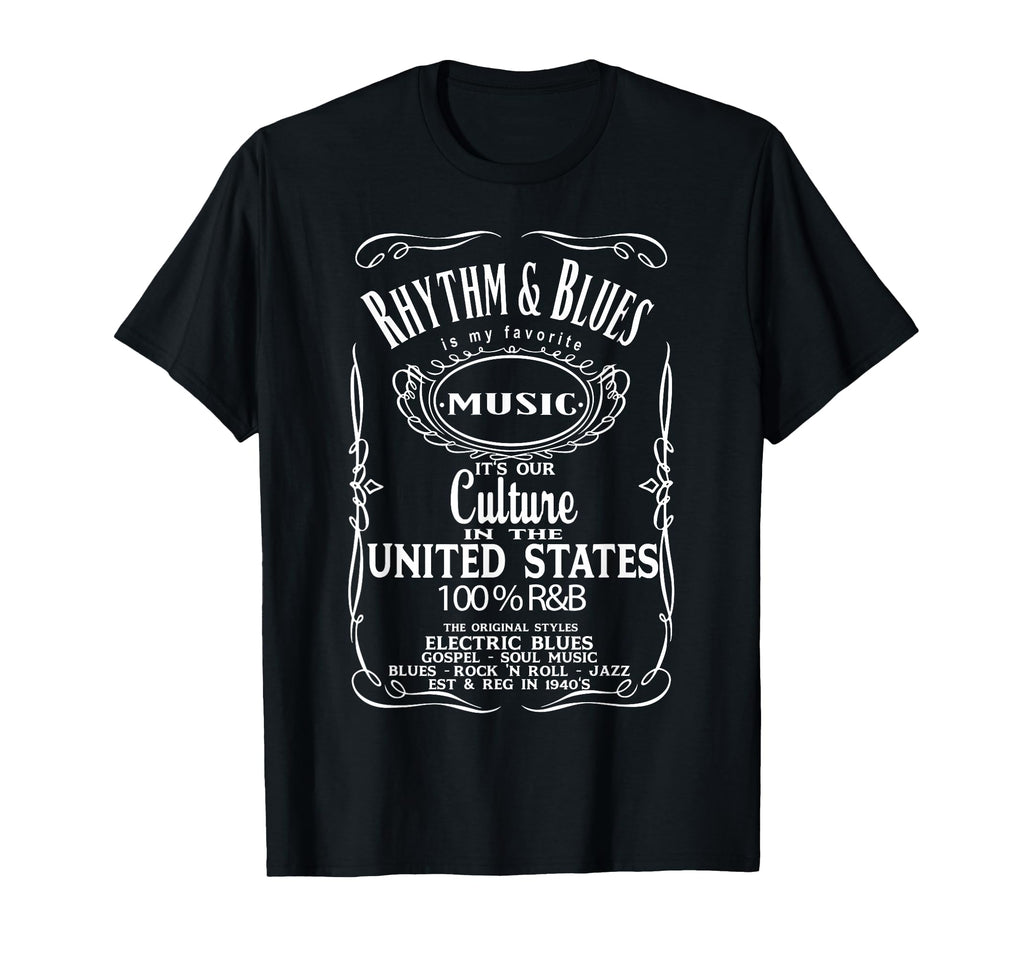 Rhythm And Blues Rnb R B Music Band T-Shirt - Custom Art Print Men Women - T-Shirt, Sweatshirt, Hoodie