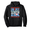 My Baseball Auntie Era Groovy Baseball Hoodie - Custom Art Print Unisex - T-Shirt, Sweatshirt, Hoodie