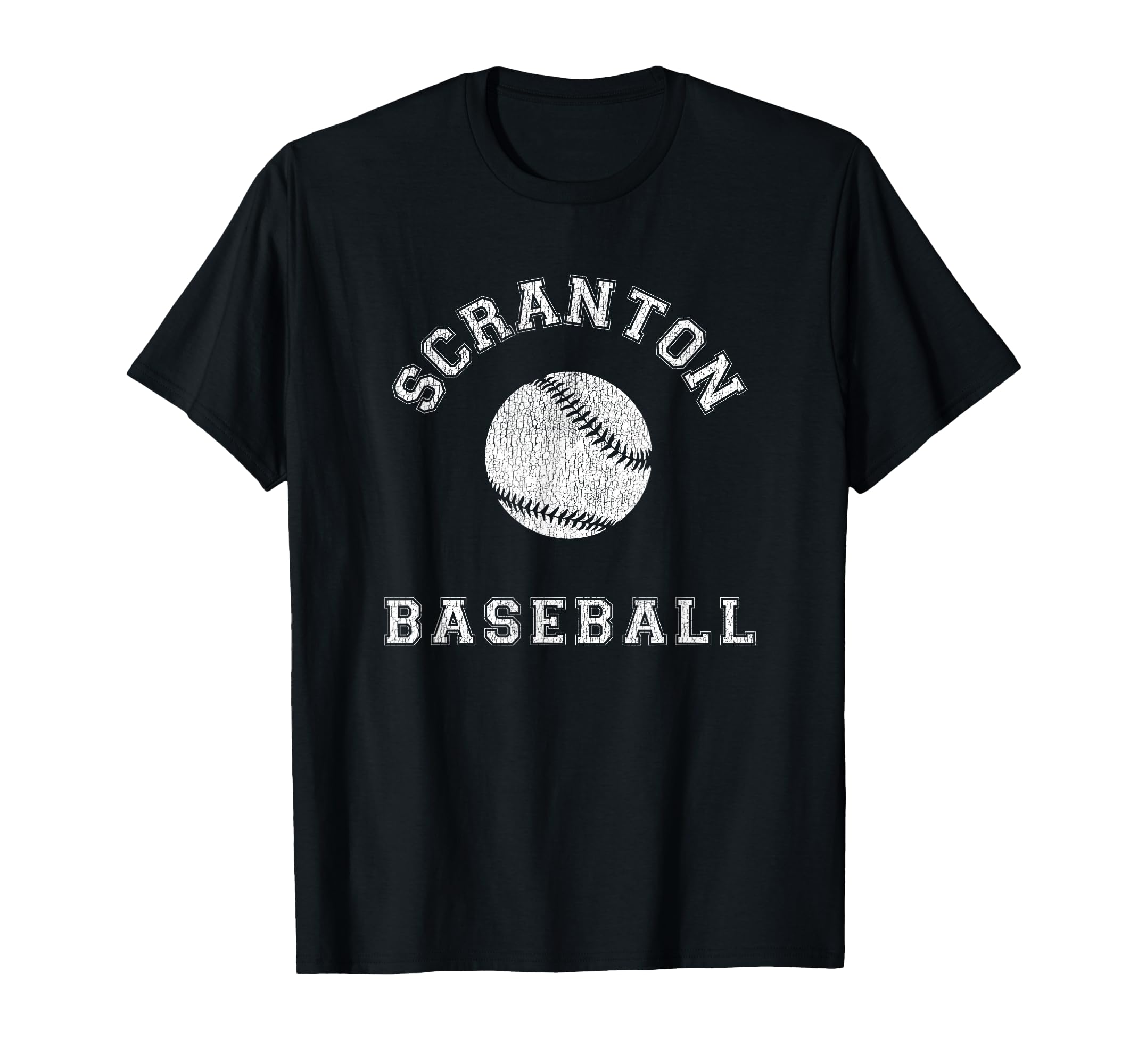 Scranton Baseball Distressed T-Shirt - Unique Graphic Men Women - T-Shirt, Sweatshirt, Hoodie