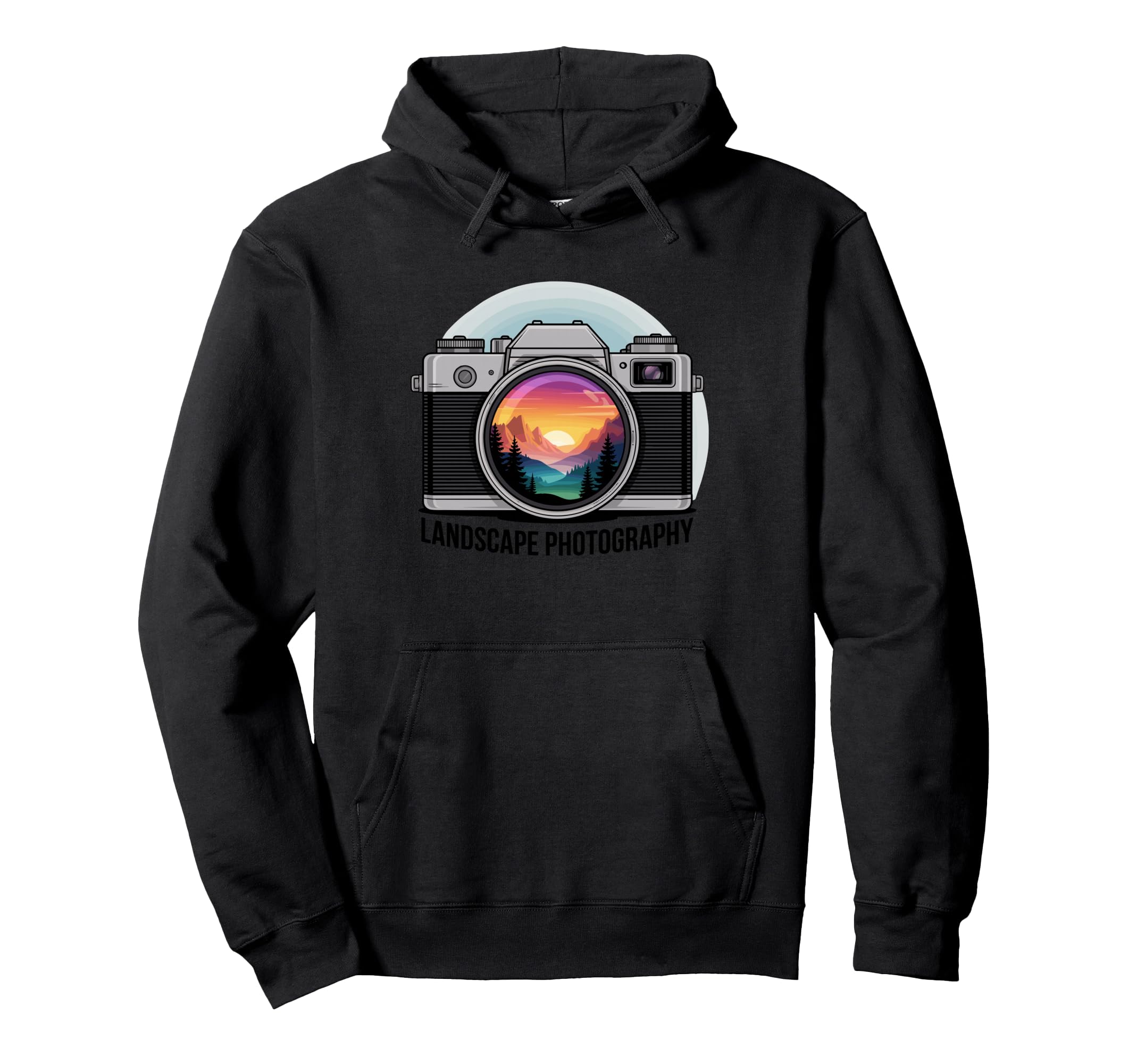 Capture Sunset Mountain Scene Hoodie - Graphic Print Men Women - T-Shirt, Sweatshirt, Hoodie