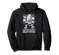 Santas Silent Night Fever Disco Santa Hoodie - Novelty Apparel Men Women - T-Shirt, Sweatshirt, Hoodie