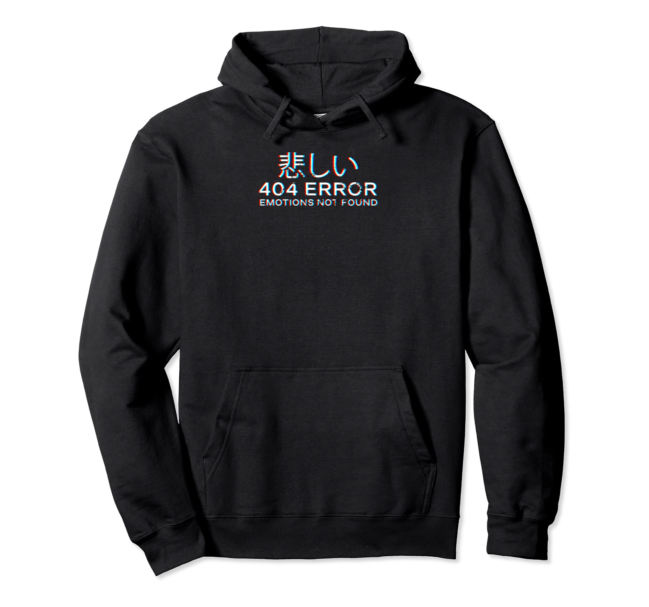 Emotions 404 Error Vaporwave E E Hoodie - Casual Everyday Wear for Adults - T-Shirt, Sweatshirt, Hoodie