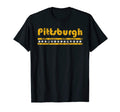 Pittsburgh Pennsylvania Star Stripe T-Shirt - Minimalist Print Men Women - T-Shirt, Sweatshirt, Hoodie