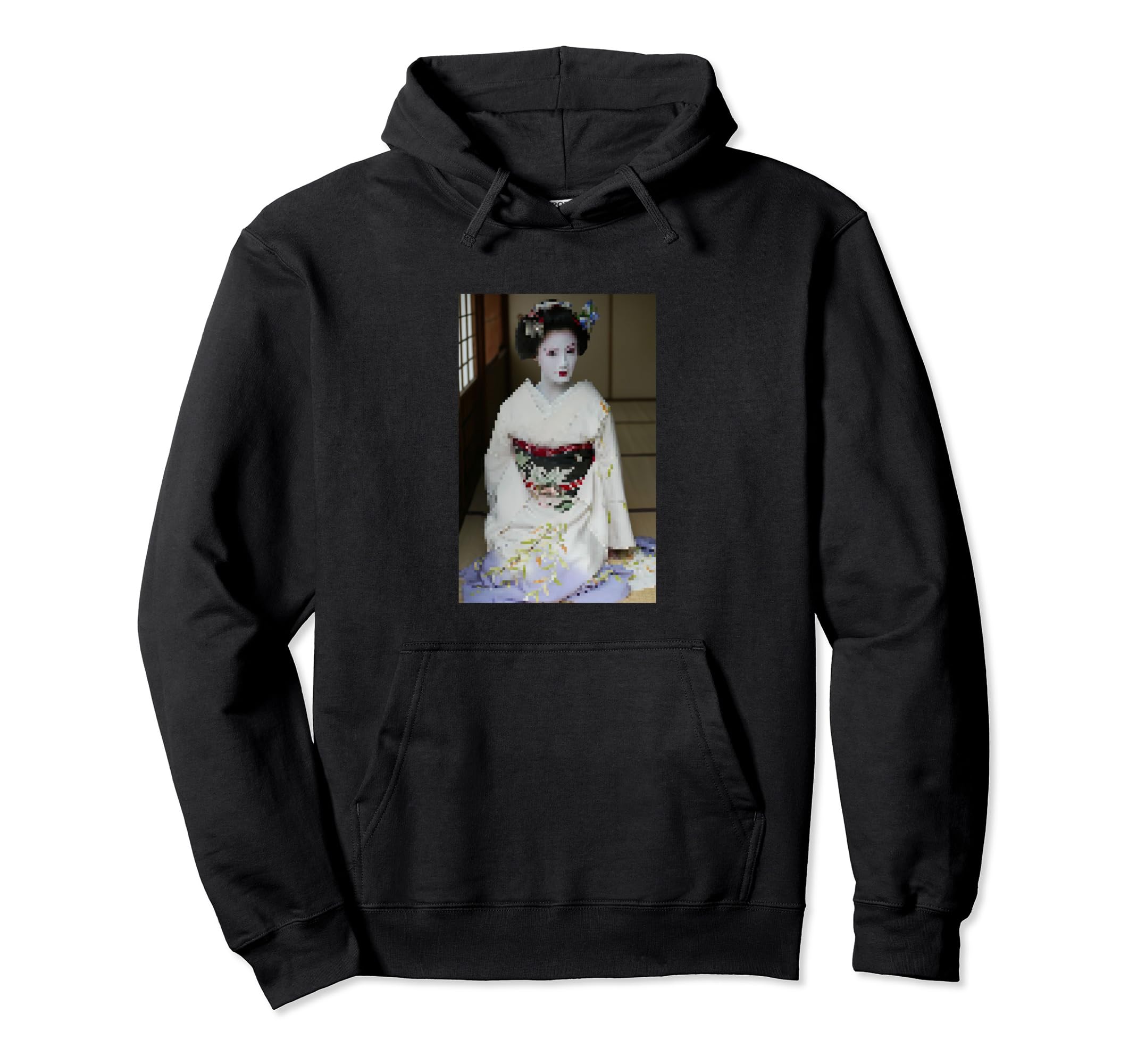Aesthetic Vaporwave Geisha Gift Hoodie - Novelty Apparel Men Women - T-Shirt, Sweatshirt, Hoodie