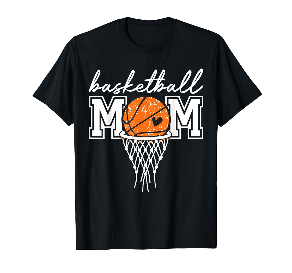 Basketball Mom Mama Funny Mom Game Day T-Shirt - Graphic Print Unisex - T-Shirt, Sweatshirt, Hoodie