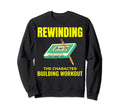 Cassette Tape Rewinding 80S Sweatshirt - Fun Novelty Design for Adults - T-Shirt, Sweatshirt, Hoodie