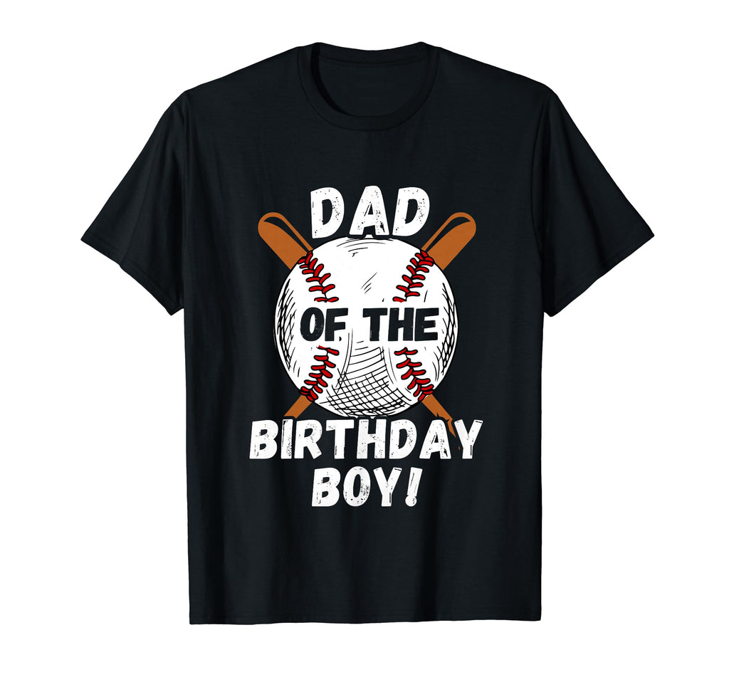 Funny Dad Birthday Baseball Theme T-Shirt - Minimalist Print Men Women - T-Shirt, Sweatshirt, Hoodie