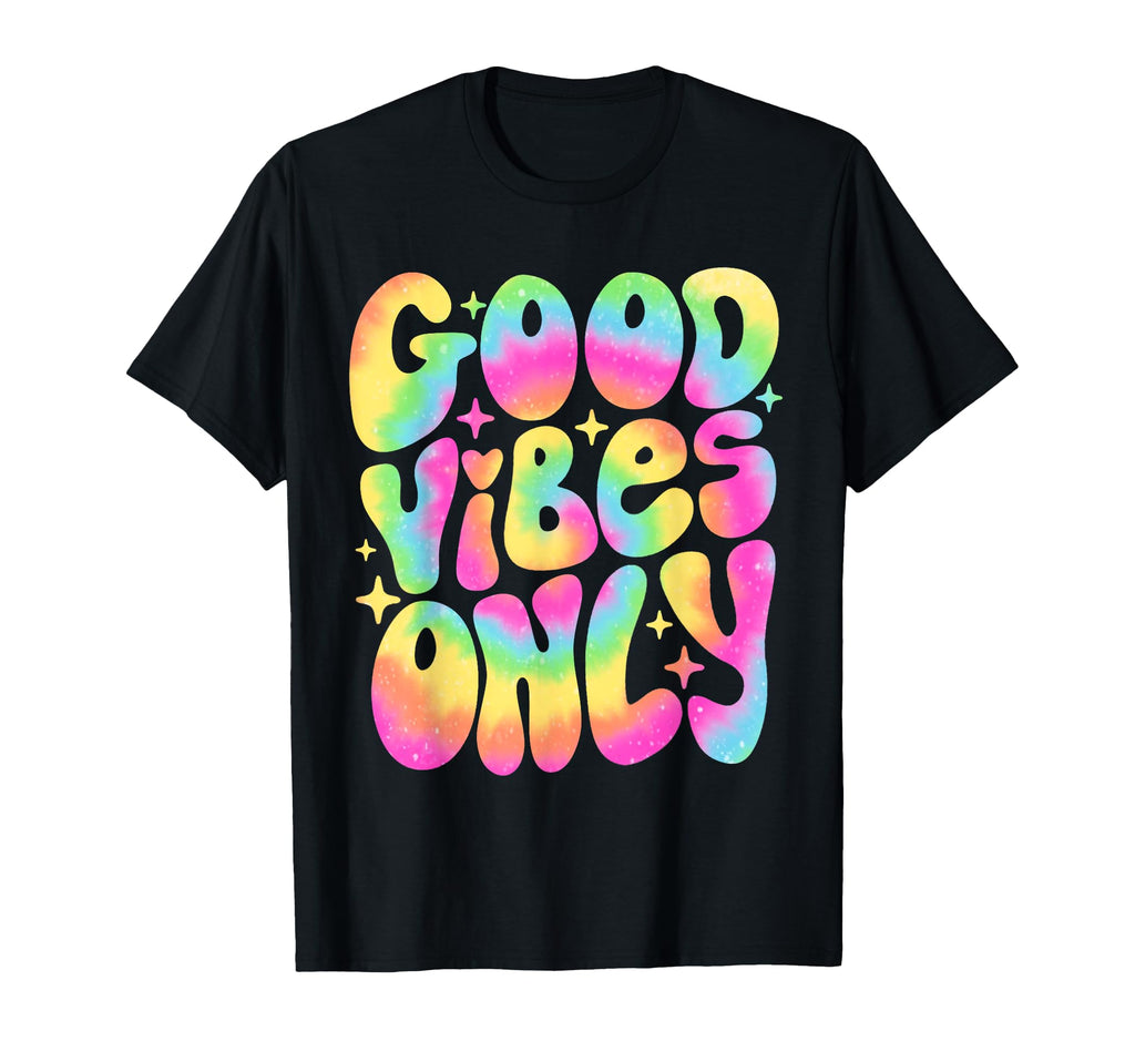 Good Vibes Only Peace Love 60S 70S Tie T-Shirt - Streetwear Style Unisex - T-Shirt, Sweatshirt, Hoodie