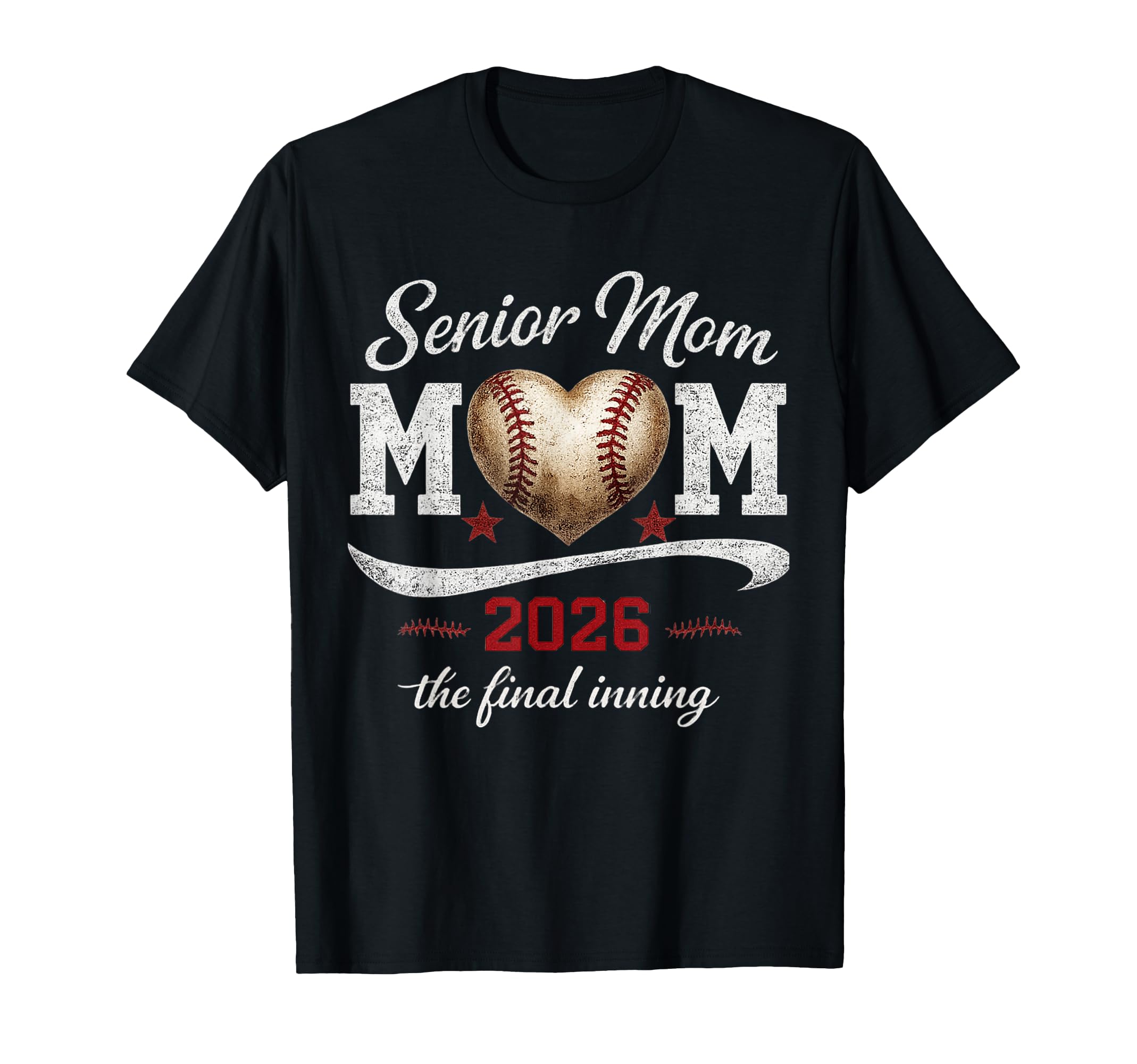 Baseball Senior Mom 2026 Final T-Shirt - Minimalist Print for Adults - T-Shirt, Sweatshirt, Hoodie