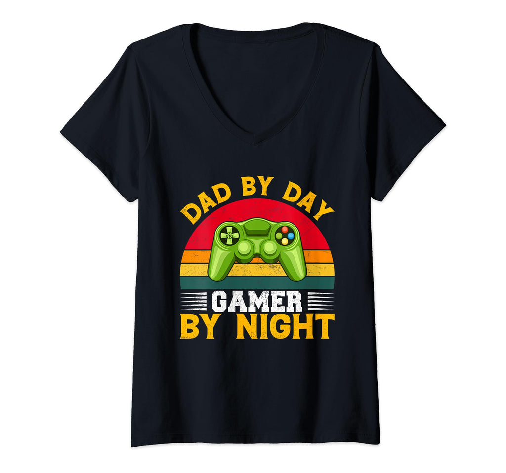Dad Day Gamer Night Video Gaming Hoodie - Casual Everyday Wear Men Women - T-Shirt, Sweatshirt, Hoodie