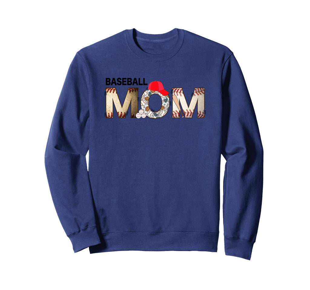 Baseball Mom Sports Enthusiast Sweatshirt - Fun Novelty Design Men Women - T-Shirt, Sweatshirt, Hoodie