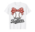 Baseball Mama Raising Ballers T-Shirt - Graphic Print Unisex - T-Shirt, Sweatshirt, Hoodie
