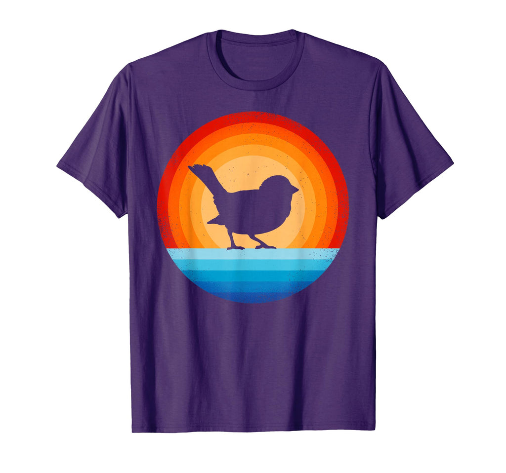 Sparrow 60S 70S Sunset Bird Lovers T-Shirt - Trendy Graphic Men Women - T-Shirt, Sweatshirt, Hoodie