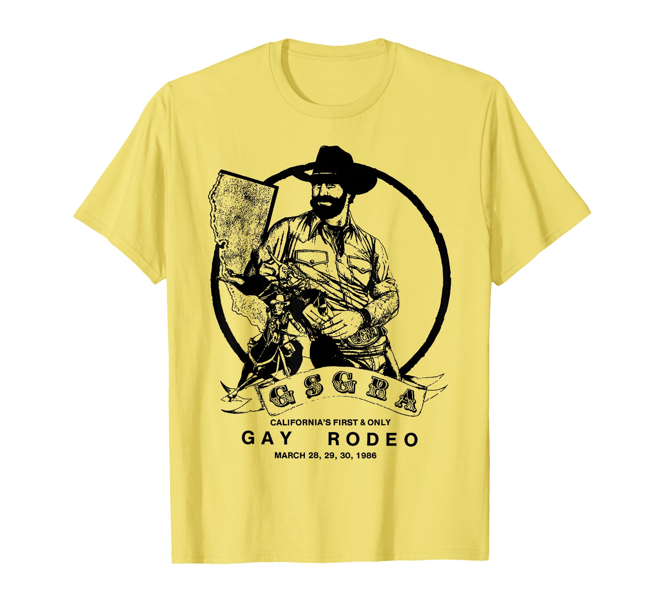 Gay Rodeo Cowboy Lgbt Gay Pride T-Shirt - Minimalist Print Men Women - T-Shirt, Sweatshirt, Hoodie