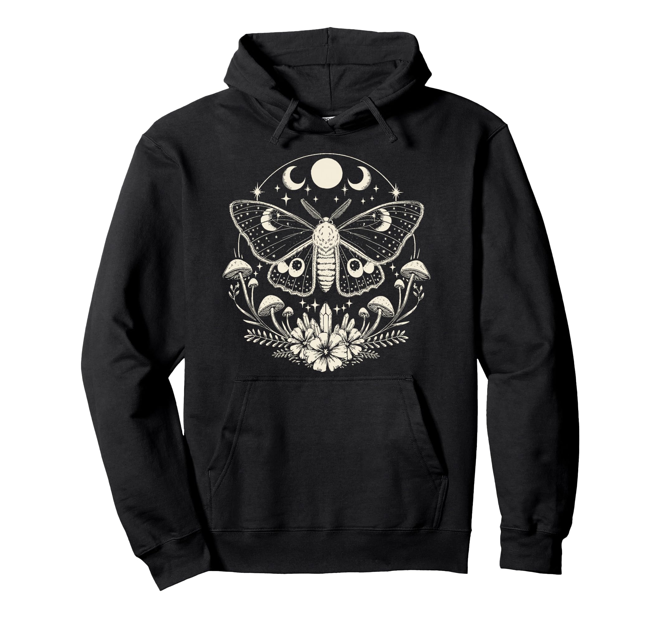 Butterfly Grunge Fairycore Therian Moth Hoodie - Graphic Print Unisex - T-Shirt, Sweatshirt, Hoodie