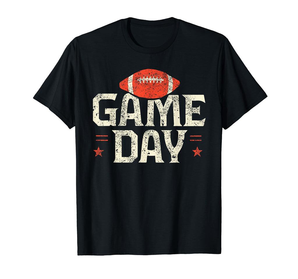 Game Day Dad And Mom Football T-Shirt - Graphic Print Unisex - T-Shirt, Sweatshirt, Hoodie