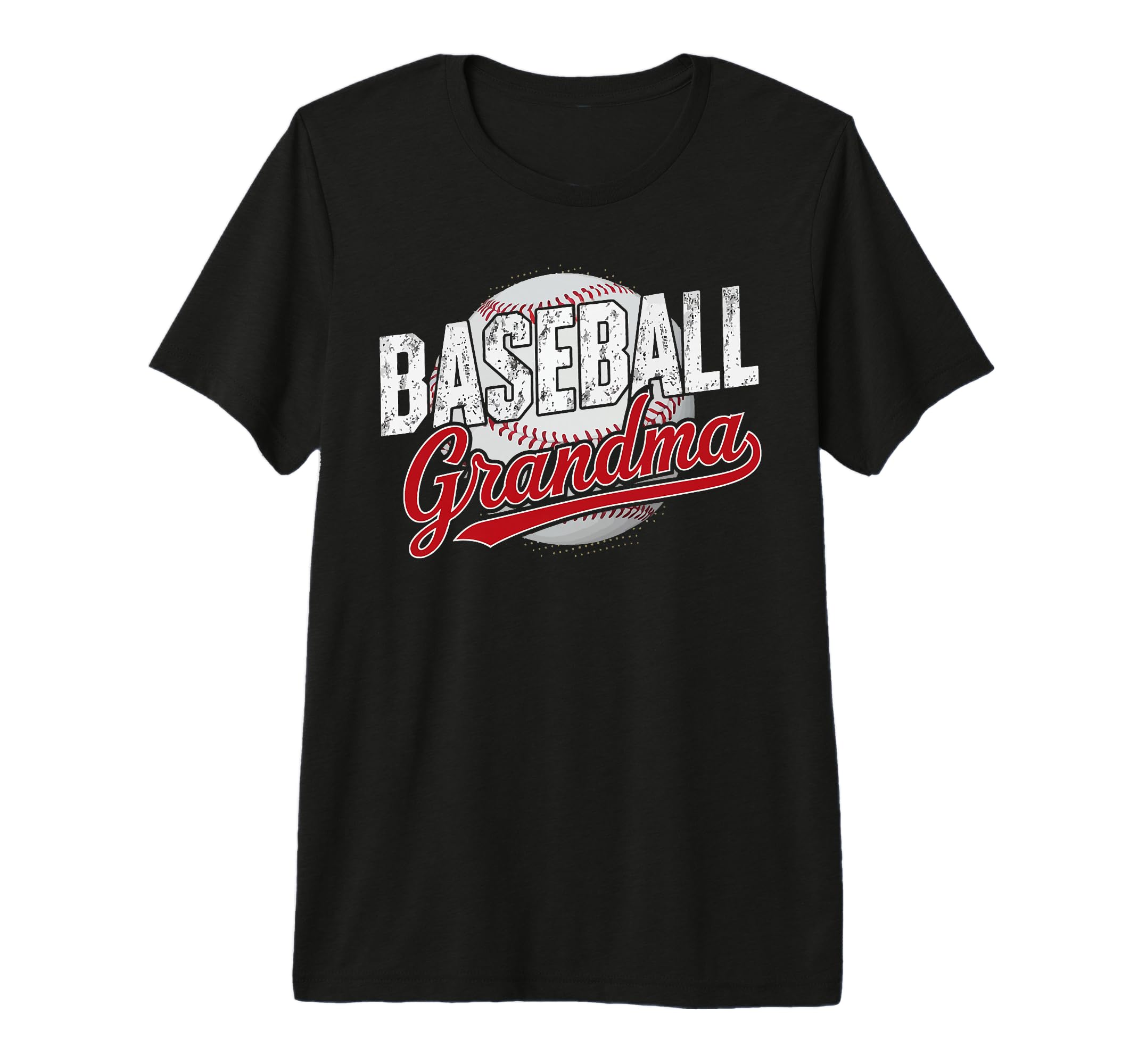 Baseball Grandma Grandmother Granny T-Shirt - Custom Art Print Unisex - T-Shirt, Sweatshirt, Hoodie