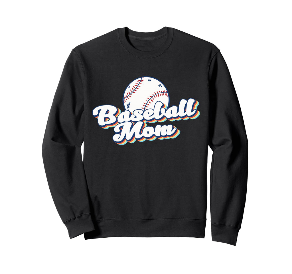 Baseball Mom Softball Mom Mothers Sweatshirt - Casual Everyday Wear Unisex - T-Shirt, Sweatshirt, Hoodie