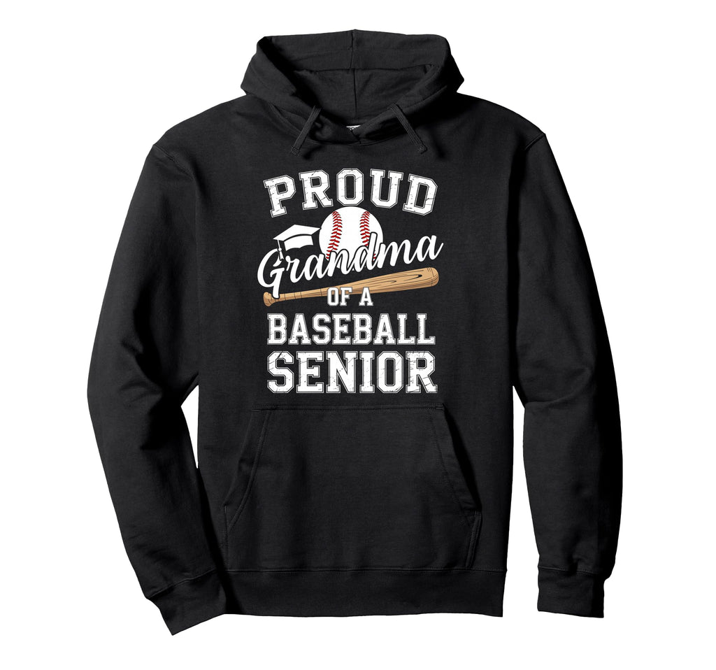 Proud Grandma 2026 Senior Baseball Hoodie - Fun Novelty Design for Adults - T-Shirt, Sweatshirt, Hoodie