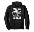 Proud Grandma 2026 Senior Baseball Hoodie - Fun Novelty Design for Adults - T-Shirt, Sweatshirt, Hoodie