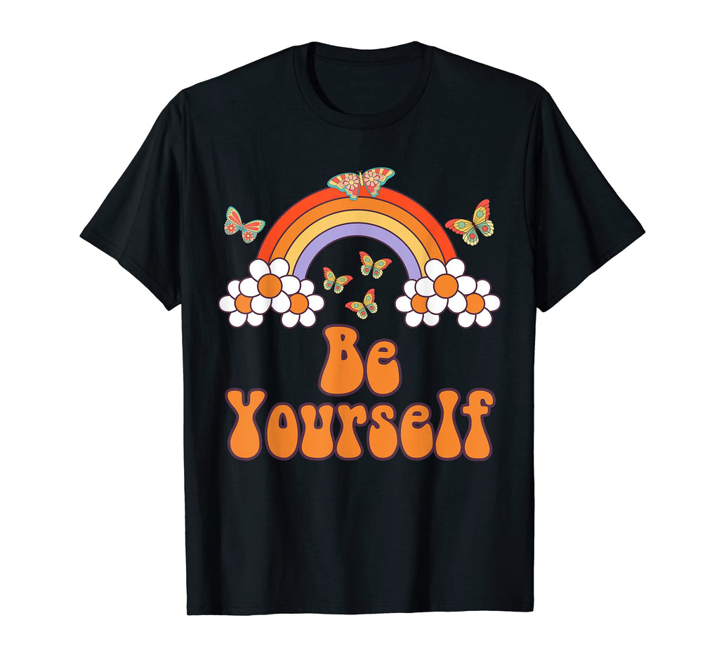 Be Yourself Month Lgbtq Rainbow T-Shirt - Graphic Print Men Women - T-Shirt, Sweatshirt, Hoodie