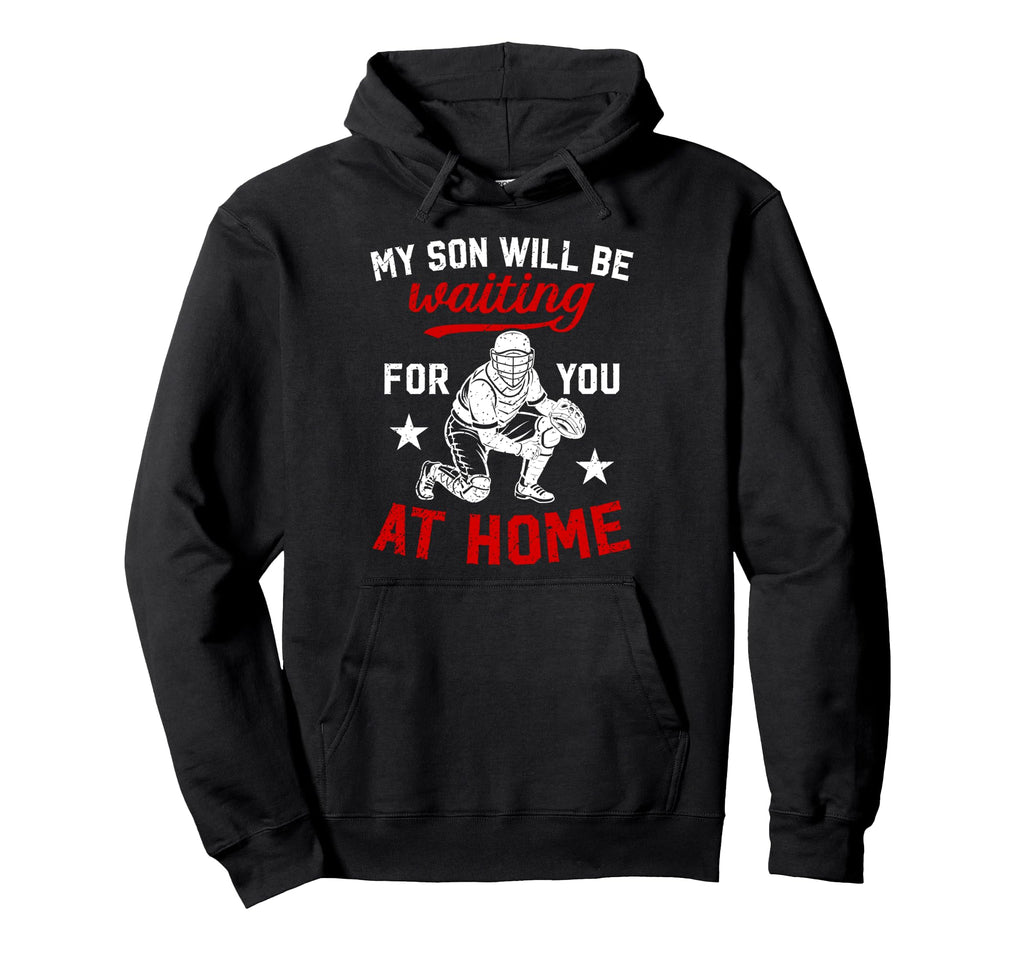 Funny Baseball Catcher Mom Baseball Hoodie - Minimalist Print Men Women - T-Shirt, Sweatshirt, Hoodie