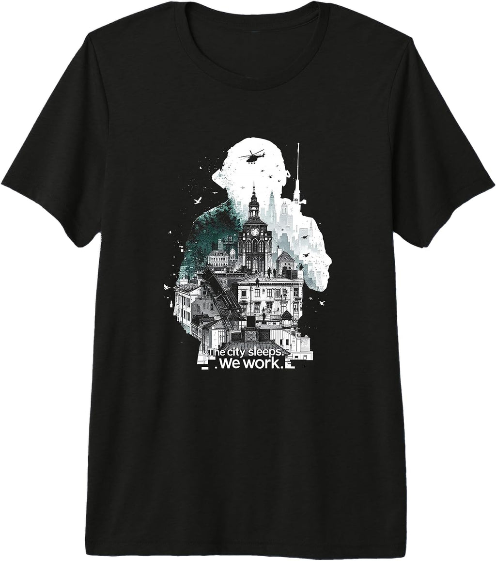 Urban Cityscape Designs - Adult & Kids T-Shirts, Sweatshirts & Hoodies apparel design preview 1