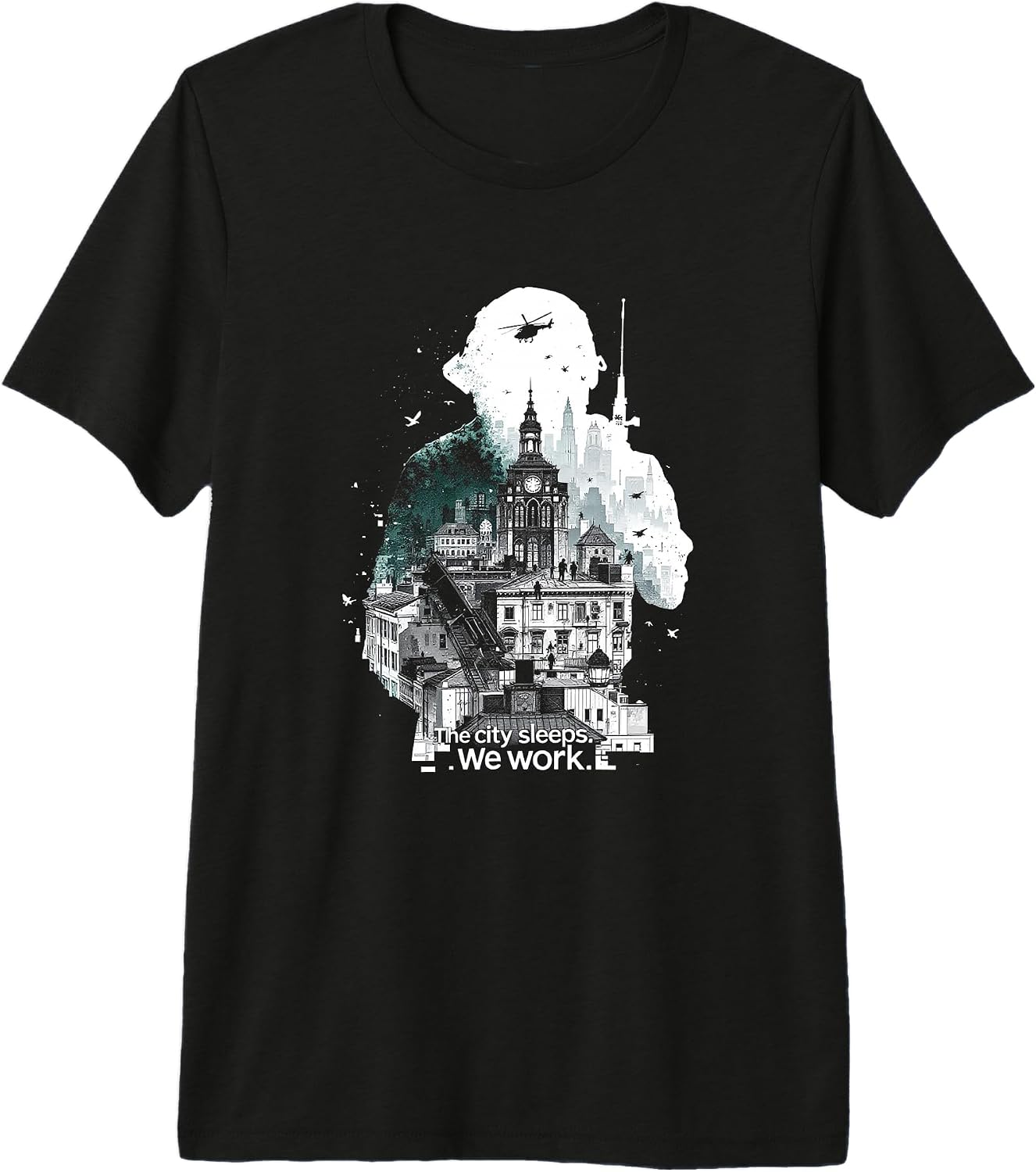 Urban Cityscape Designs - Adult & Kids T-Shirts, Sweatshirts & Hoodies apparel design preview 1