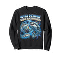 Shark 80S Funny Shark Lover 90S Sweatshirt - Trendy Graphic for Adults - T-Shirt, Sweatshirt, Hoodie