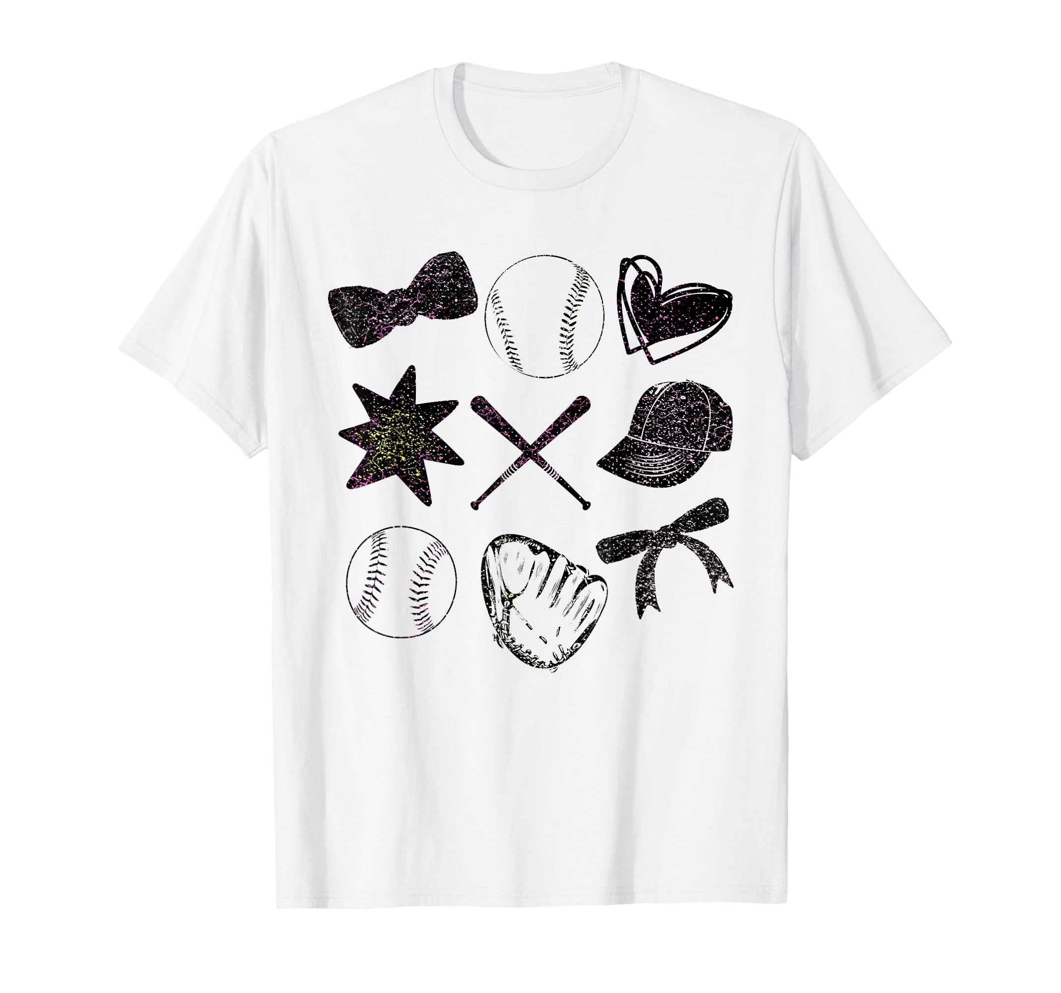 Softball Coquette Bow Softball Mom T-Shirt - Trendy Graphic for Adults - T-Shirt, Sweatshirt, Hoodie