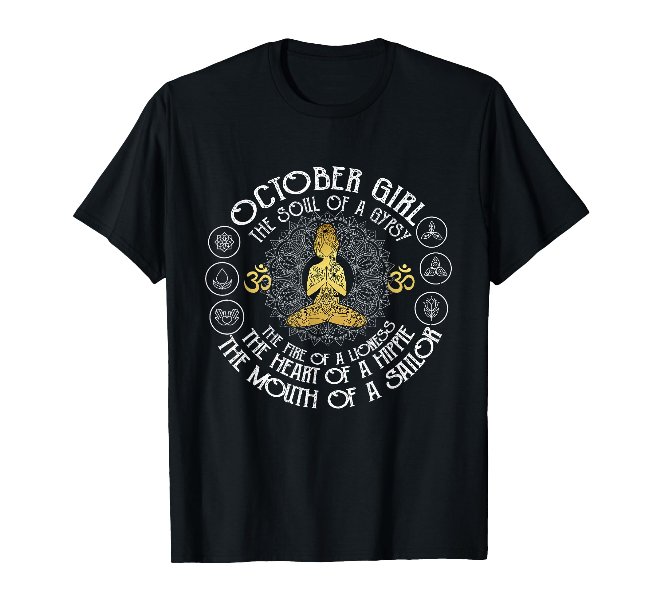 October Soul Gypsy October Birthday T-Shirt - Unique Graphic for Adults - T-Shirt, Sweatshirt, Hoodie
