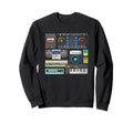 Old School Hip Hop Rap Music Beat Sweatshirt - Graphic Print Men Women - T-Shirt, Sweatshirt, Hoodie