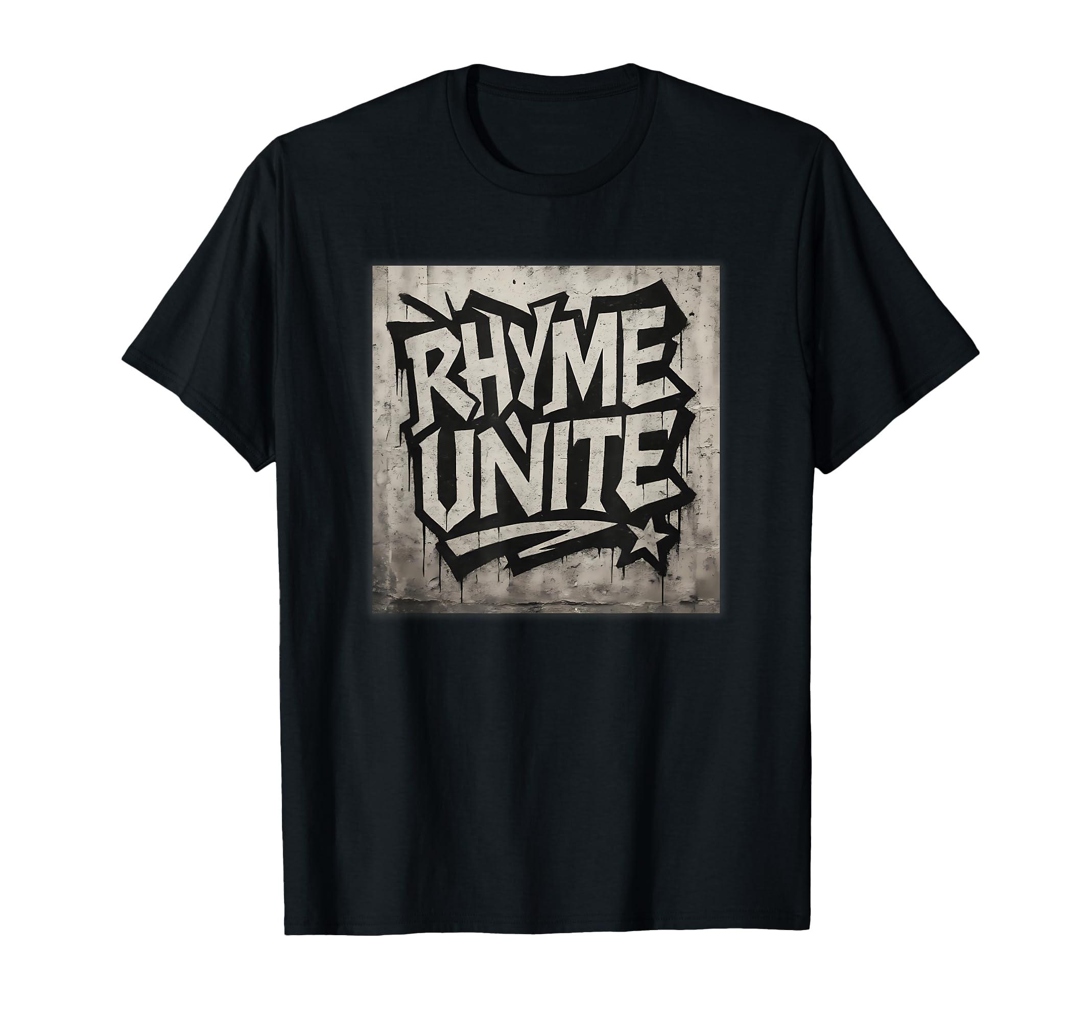 Rhyme Unite Graffiti Tribute Hip Hop T-Shirt - Streetwear Style for Adults - T-Shirt, Sweatshirt, Hoodie