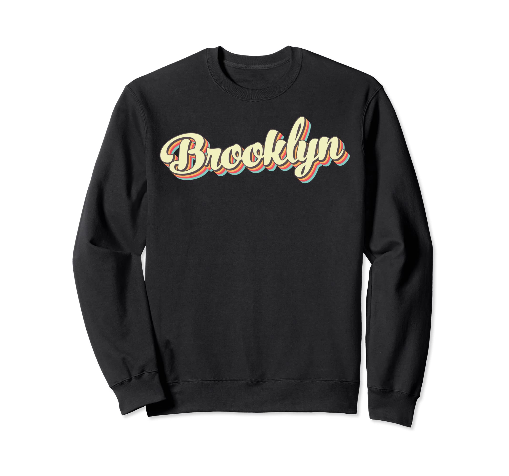 Brooklyn Art Baseball Font Sweatshirt - Fun Novelty Design Men Women - T-Shirt, Sweatshirt, Hoodie