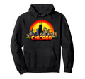 Chicago 8 Bit Video Arcade Gamer Hoodie - Streetwear Style Men Women - T-Shirt, Sweatshirt, Hoodie