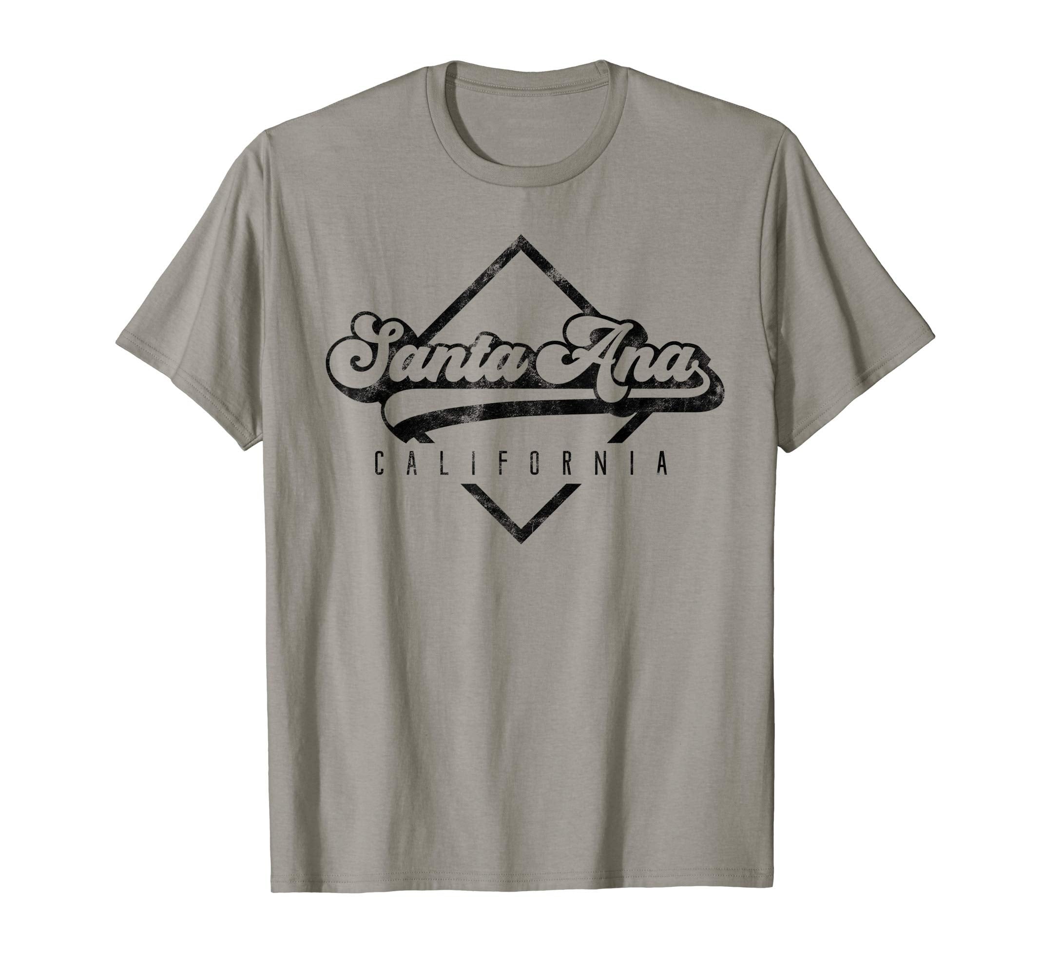 Santa Ana California Distressed 70S T-Shirt - Casual Everyday Wear Unisex - T-Shirt, Sweatshirt, Hoodie